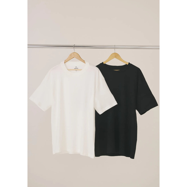 Kit Com 2 Camisetas Masculinas Básicas Relaxed Hering Adulto