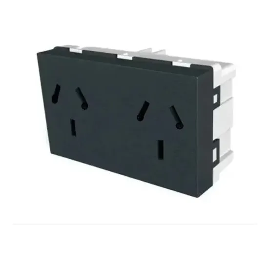 Toma Doble Modulo Normalizado 10a Jeluz Verona Platinum