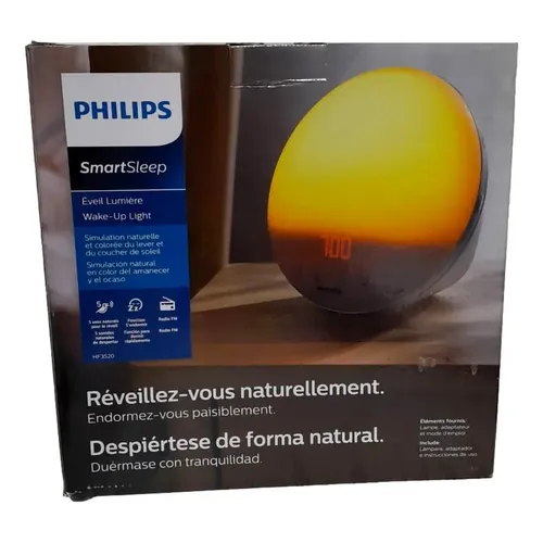Luz de alarme Philips Smartsleep Hf3520/60, simulação | MercadoLivre