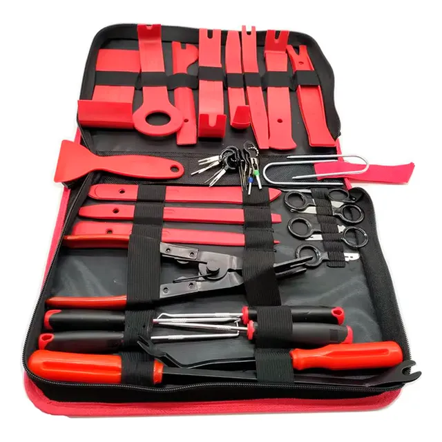 Kit 38 Herramientas Desmontaje Cuña Palanca Desarme Paneles