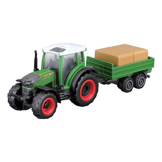 Trator Fendt 209 Vario Carretinha Carga Maisto 1/64 Trator Fendt 209 Vario Carretinha Carga Maisto 1/64