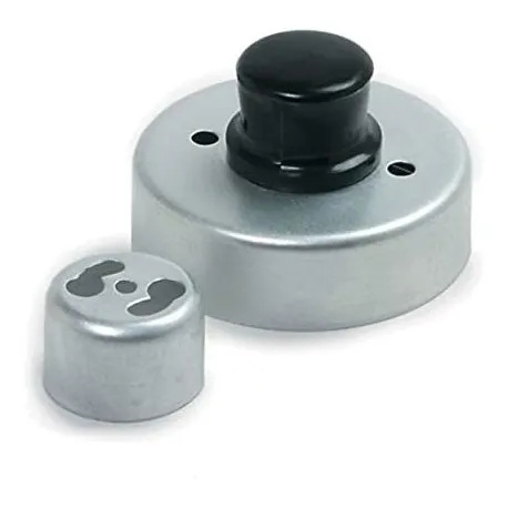 2,75 Donut Cutter Extraible Centro Pieza Plateado