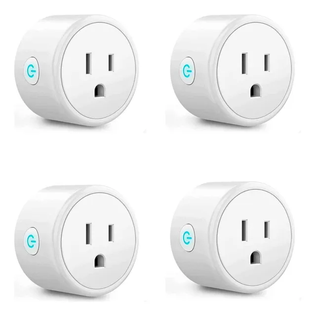 Pack De 4 Enchufes Inteligentes Compatibles Con Alexa/google