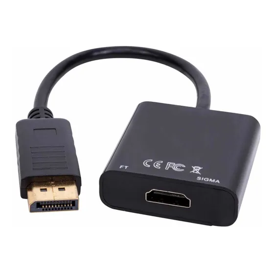 Cabo Adaptador Conversor Display Port Macho Para Hdmi Fêmea