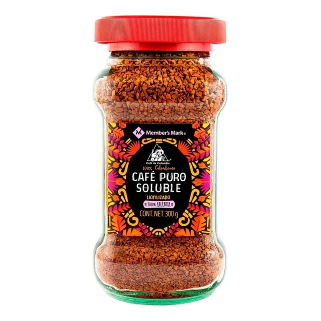 Café Soluble Members Mark 300gr Colombiano Tostado