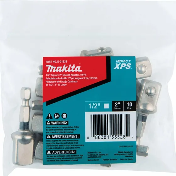Makita E-01638 Impact Xps Adaptador Conector Cuadrado 1