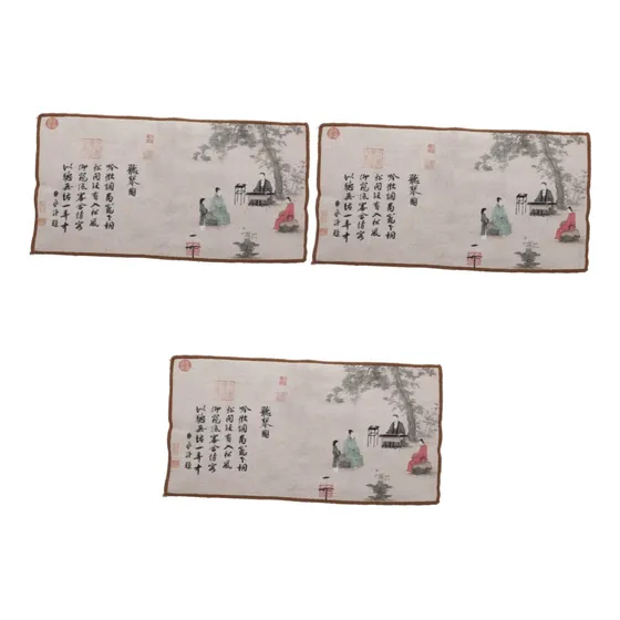 3 Pieza Paño Te Absorcion Agua Toalla Hermosa Limpieza Ropa