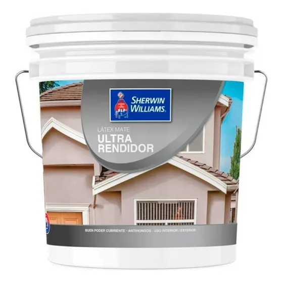 Latex Mate 4gl Blanco Base Ultrarendidor Sherwin Williams