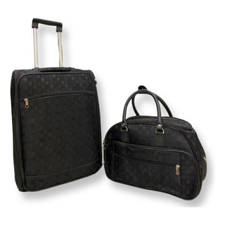 Kit Conjunto Mala Viagem Bordo Avião + Mala Frasqueira D Mão Kit Conjunto Mala Viagem Bordo Avião + Mala Frasqueira D Mão