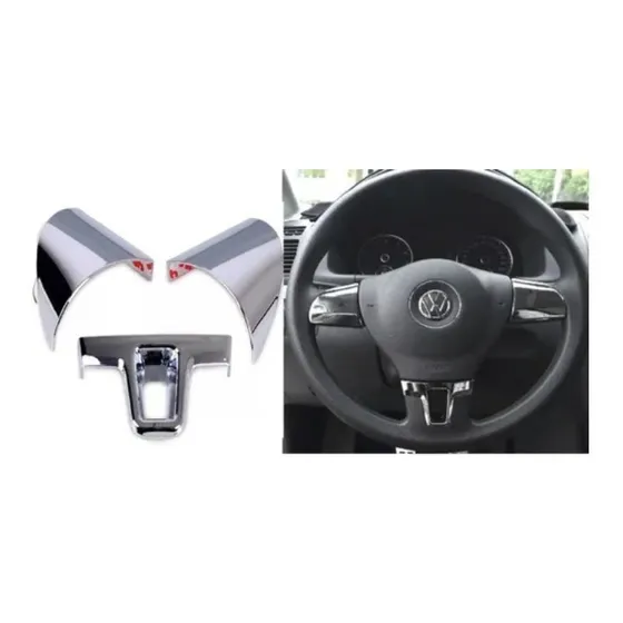 Apliques Volante Volkswagen Vw Fox Suran Amarok 3 Piezas