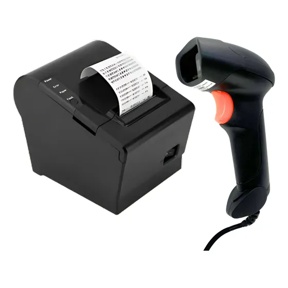 Impressora Não Fiscal Térmica 80mm Bluetooth + Leitor Código
