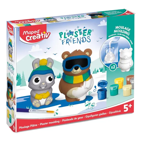 Kit Arte Y Pintura Figuras De Yeso Maped