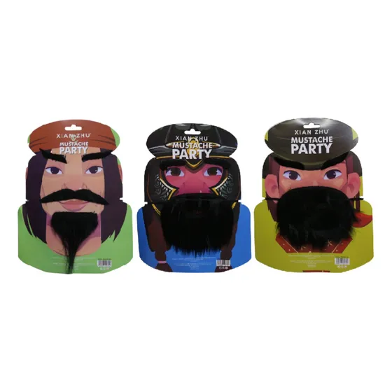 Bigotes Barba Cejas Falsos Adhesiva Para Disfraces Y Fiestas