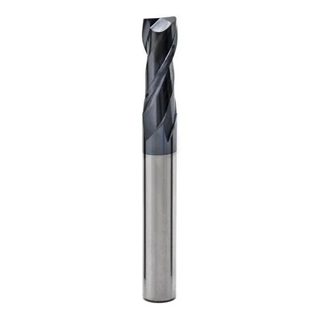 Fresa End Mill Tungsteno 2 Flautas Plana 8mm Cnc Mdf Pvc Alu