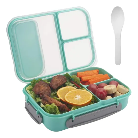 Taper Lunchera Hermético Vianda Contenedor Divisiones Comida
