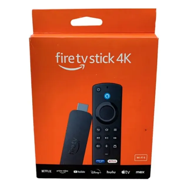 Amazon Fire Tv Stick 4k Wi-fi 6 Dolby Vision Atmos Hdr10+ Color Negro Tipo de control remoto De voz
