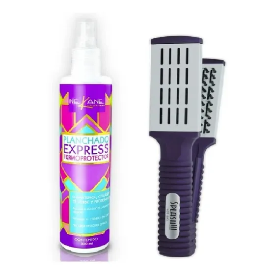 Nekane ® Termo Protector De Calor + Cepillo Planchar Cabello