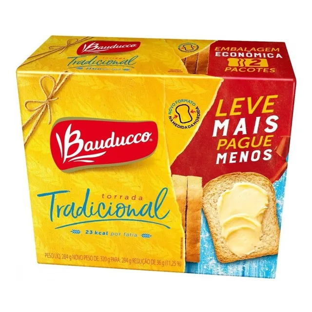 Torrada Bauducco Tradicional 284g