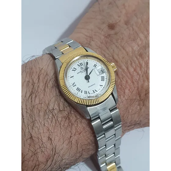 Relógio Baume E Mercier Automátic Swiss Antigo Todo Origina