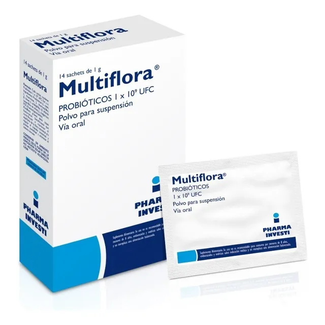 Multiflora 1 Gr. Polvo Suspensión Oral 14 Sachet Sabor