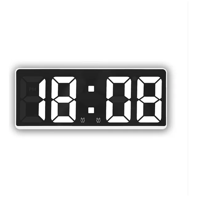 Pasotim Reloj Despertador Digital Simple Pantalla Led Para