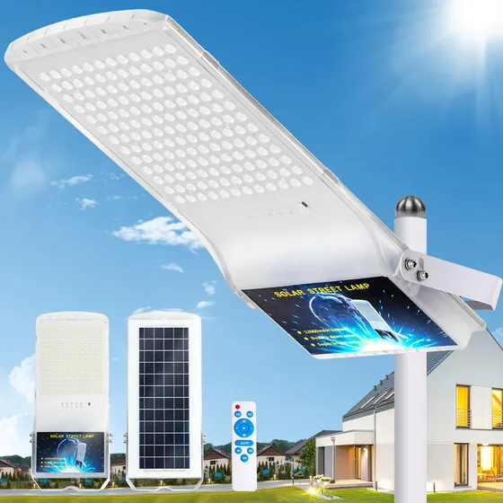 Luz Solar Calle Lm Led Para Exterior Impermeable Atardecer