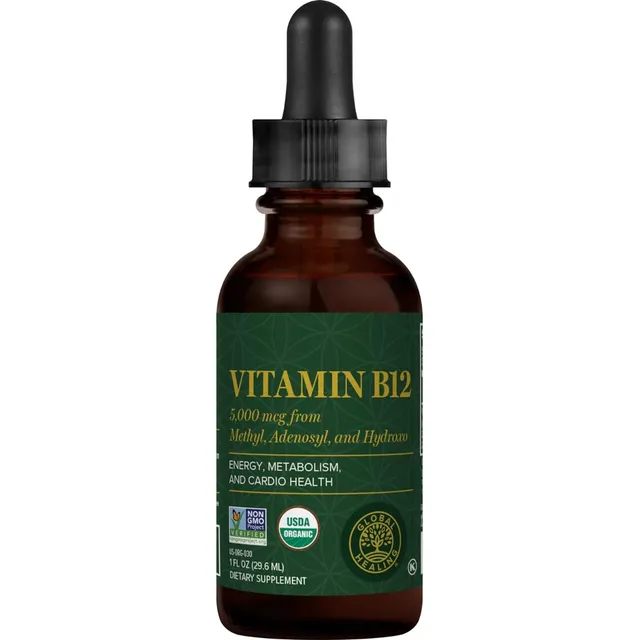 Global Healing B12 Orgánico 5000mcg 59ml