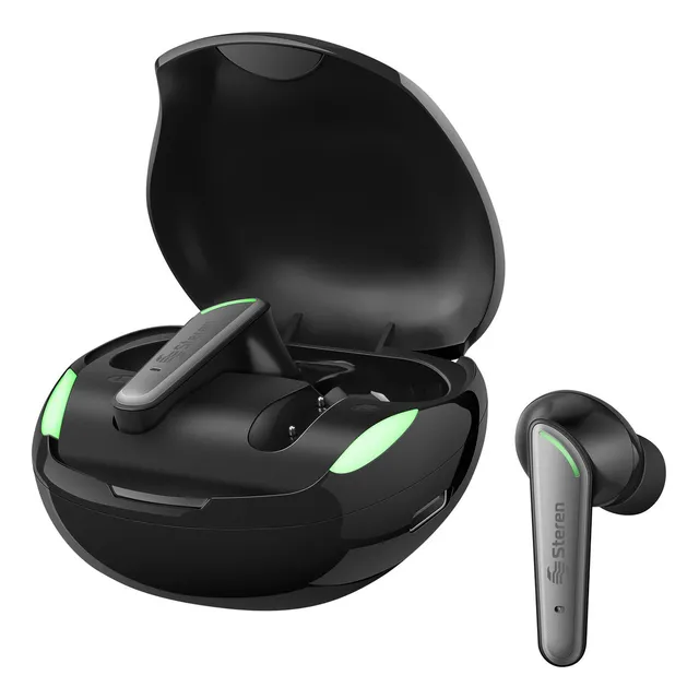 Audífonos Bluetooth* Steren AUD-7400NE Freepods Touch True Wireless, Color Negro