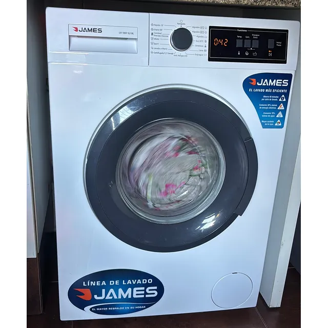 Lavarropas James 6kg Blanco