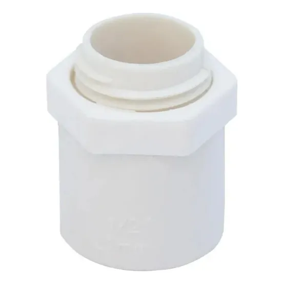 Adaptador Pvc Conduit Plastico Para Tubo 3/4