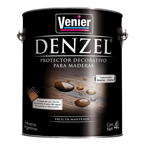 Venier Denzel Protector Para Maderas Satinado X 4 Color Natural
