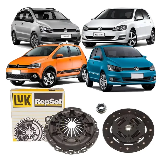 Kit Embreagem P/ Gol Polo Fox 1.6 Ea211 Up 1.0 Tsi 3cc Luk