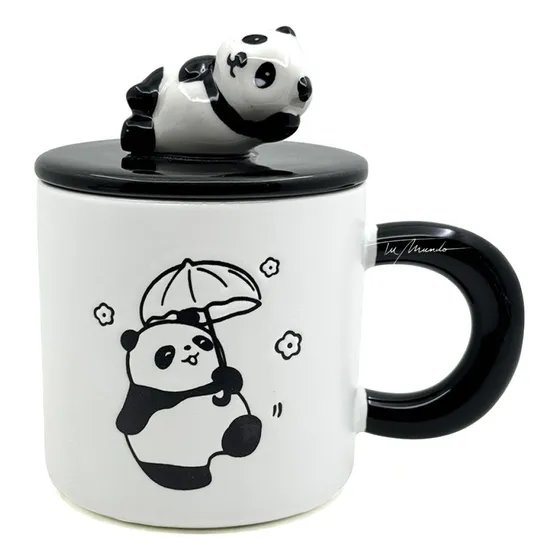Taza De Cerámica Diseño Panda - Varios Modelos Regalos