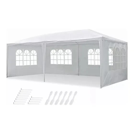 Toldo Carpa Reforzado 3x6 Metros Blanco Eventos 6x3