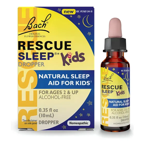 Bach Rescue Sleep Kids Para Dormir Niños 10 Ml Sabor Sin Sabor
