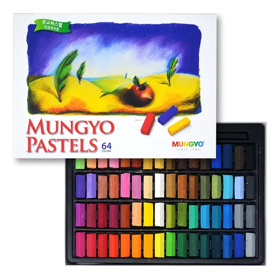 Mungyo Soft Square Pastels Tiza Surtidode 64 Color Disfruta