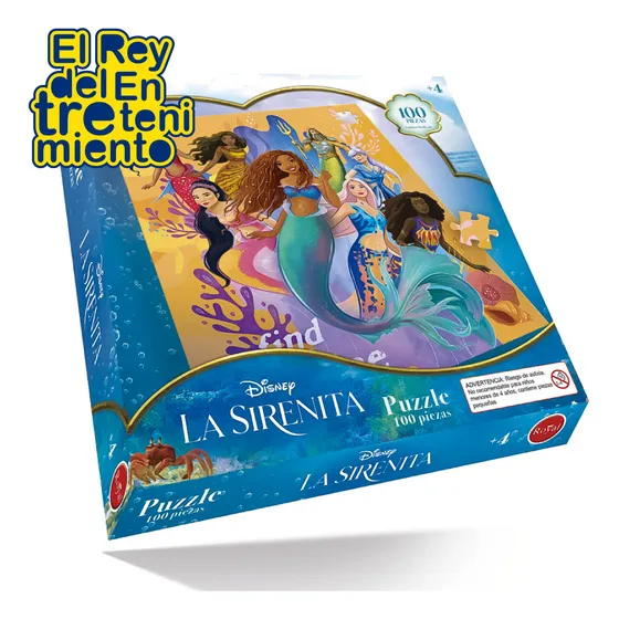 Puzzle 100 Piezas La Sirenita Royal