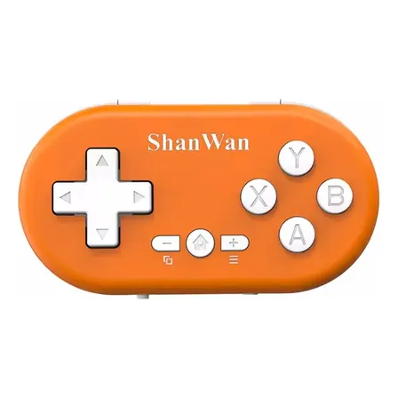 Control Bluetooth Mini Para Ps4 Ps3 Switch Xbox Naranja