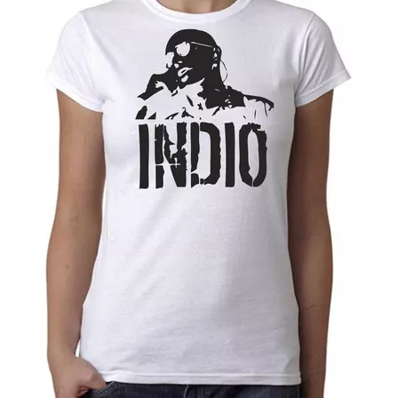 Remera Mujer Indio Solari 100% Algodón Calidad Premium