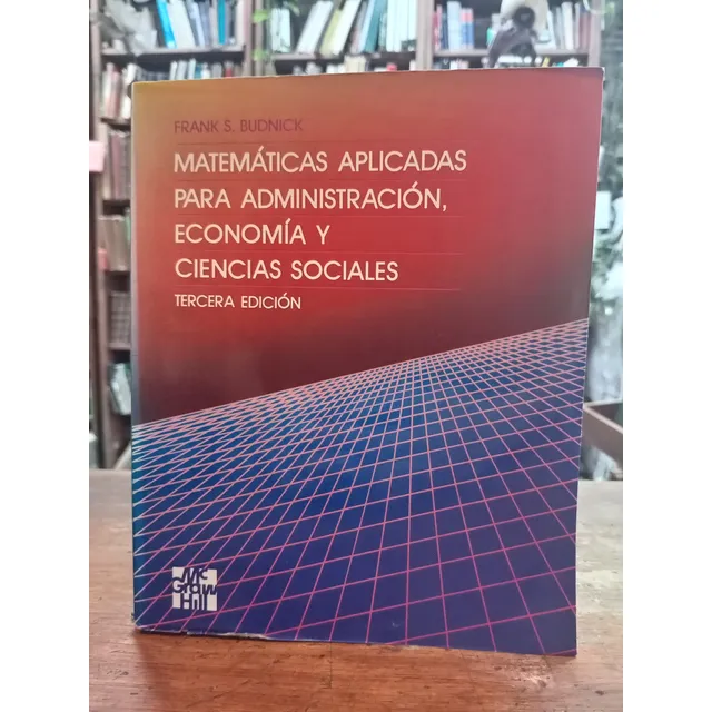 Matemáticas Aplicadas Para Administración Economía Budnick