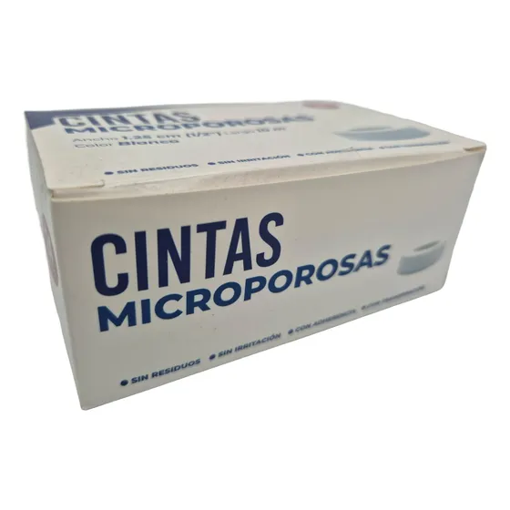 Cinta Microporosa 5 Cm Cm X 10 Mts Color Blanco