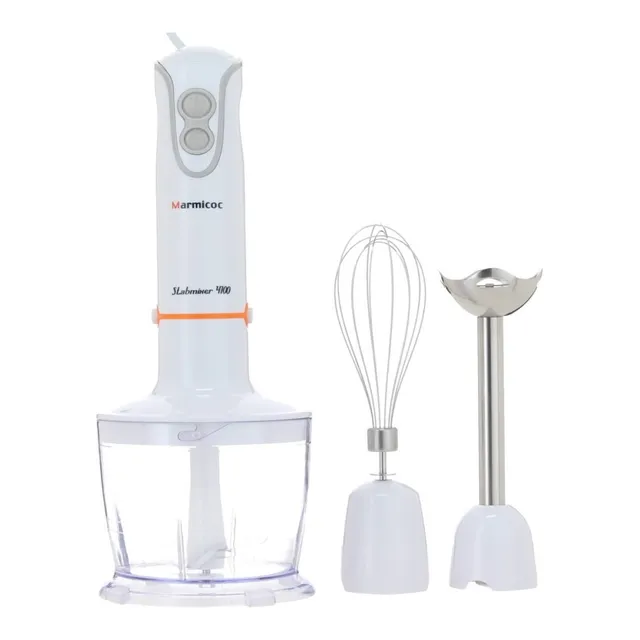 Batidora Inmersión Minipimer Con Vaso Marmicoc - Ma 4100 Color Blanco
