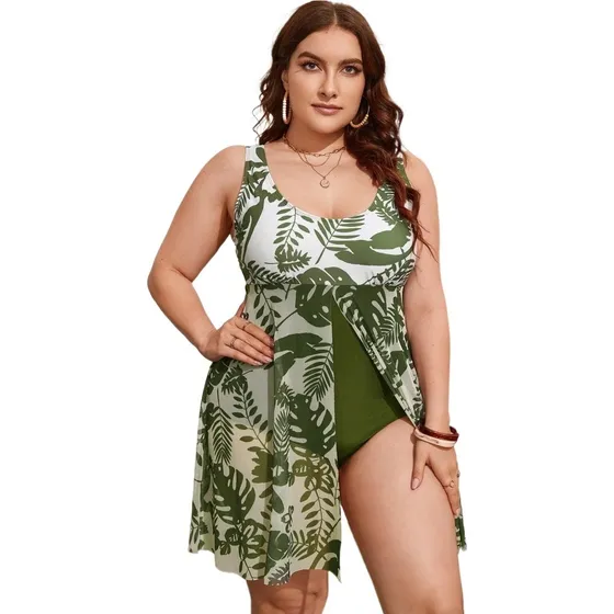 L Rebajas Traje De Baño De Dos Piezas Para Mujer Gordita De