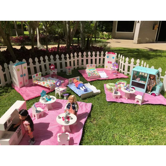 Casa De Muñecas Para Niñas - Estación De Juegos