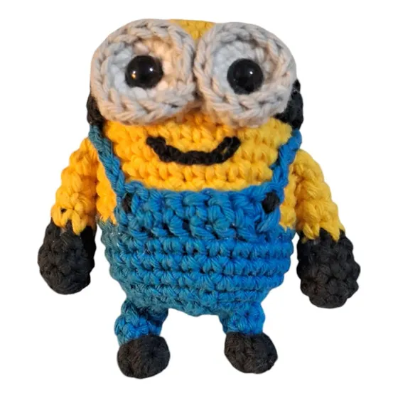 Amigurumi Minion Bob 9 X 6 Cms