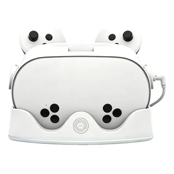 Estação De Carregamento De Fones De Ouvido Vr Para Quest 3 3 Branco