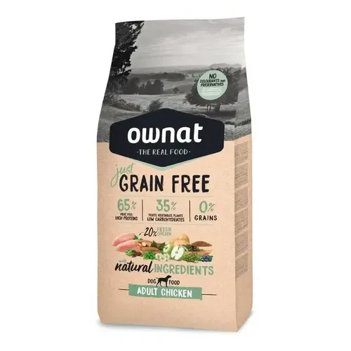 Ownat Just Grain Free Adulto Chicken Dog 3 K | Cuotas sin interés