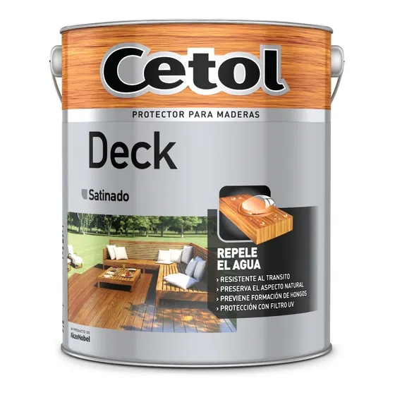Cetol Deck Impregnante Protector Madera Exterior 1 Litro