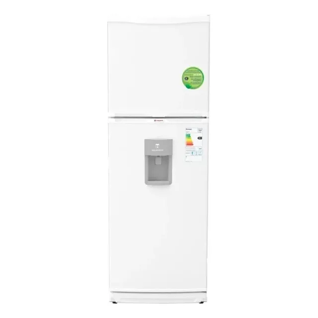 Heladera Con Frezeer y dispenser 386l 2f-1800bda Blanca Bambi Color Blanco