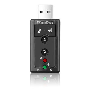 Adaptador Usb 2.0 Tarjeta De Sonido 7.1 Canales Audio 3d Pc Adaptador Usb 2.0 Tarjeta De Sonido 7.1 Canales Audio 3d Pc